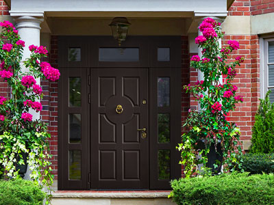 Входная дверь в современный или классический стиль дома