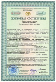 сертификат стальная линия 2011г 2